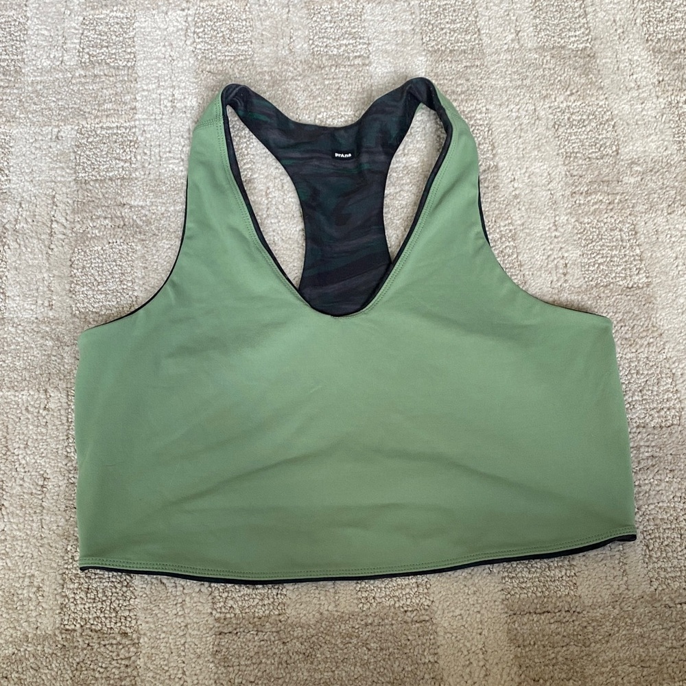 Prana Green Sports Bra